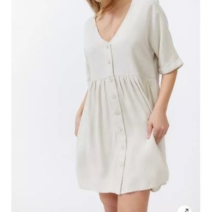 Urban Outfitters Blake Button-Down Frock Dress Med